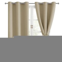 Hiasan Blackout Curtains For Bedroom 38 X 63 Inches Length Thermal Insulated Light Blocking Window Curtains For Living Room