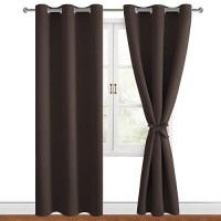 Hiasan Blackout Curtains For Bedroom 38 X 84 Inches Long Thermal Insulated Light Blocking Window Curtains For Living Room