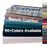 Focuprodu Custom Bench Cushion, Soft And Comfortable Patio Furniture Cushion, Sponge Cushion For Many Scenes, 90+ Colors To Choose From. (Custom Size,Custom Colors)