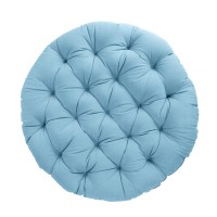 Mozaic Home Papasan Cushion, 44 In X 44 In X 4 In, Sky Blue