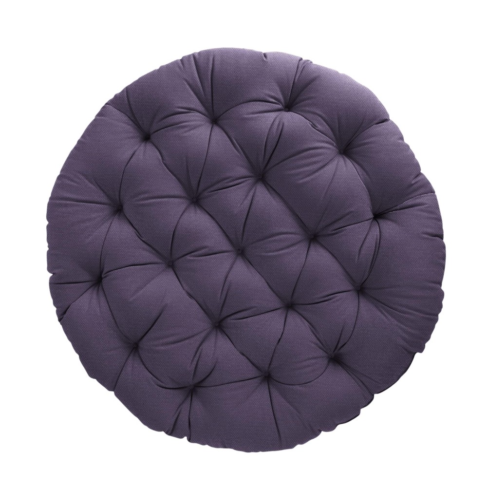 Mozaic Home Papasan Cushion, 48 In X 48 In X 4 In, Dark Lilac