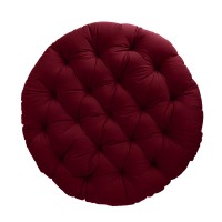 Mozaic Home Papasan Cushion, 48 In X 48 In X 4 In, Burgundy