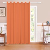 Mysky Home Sliding Door Curtains For Living Room Grommet Blackout Curtain For Bedroom Patio Thick Vertical Blinds Privacy Ther