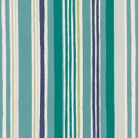 Arden Selections Outdoor Dining Chair Cushion 20 X 20  Rain-Proof  Fade Resistant 20 X 20  Teal Cobalt Stripe