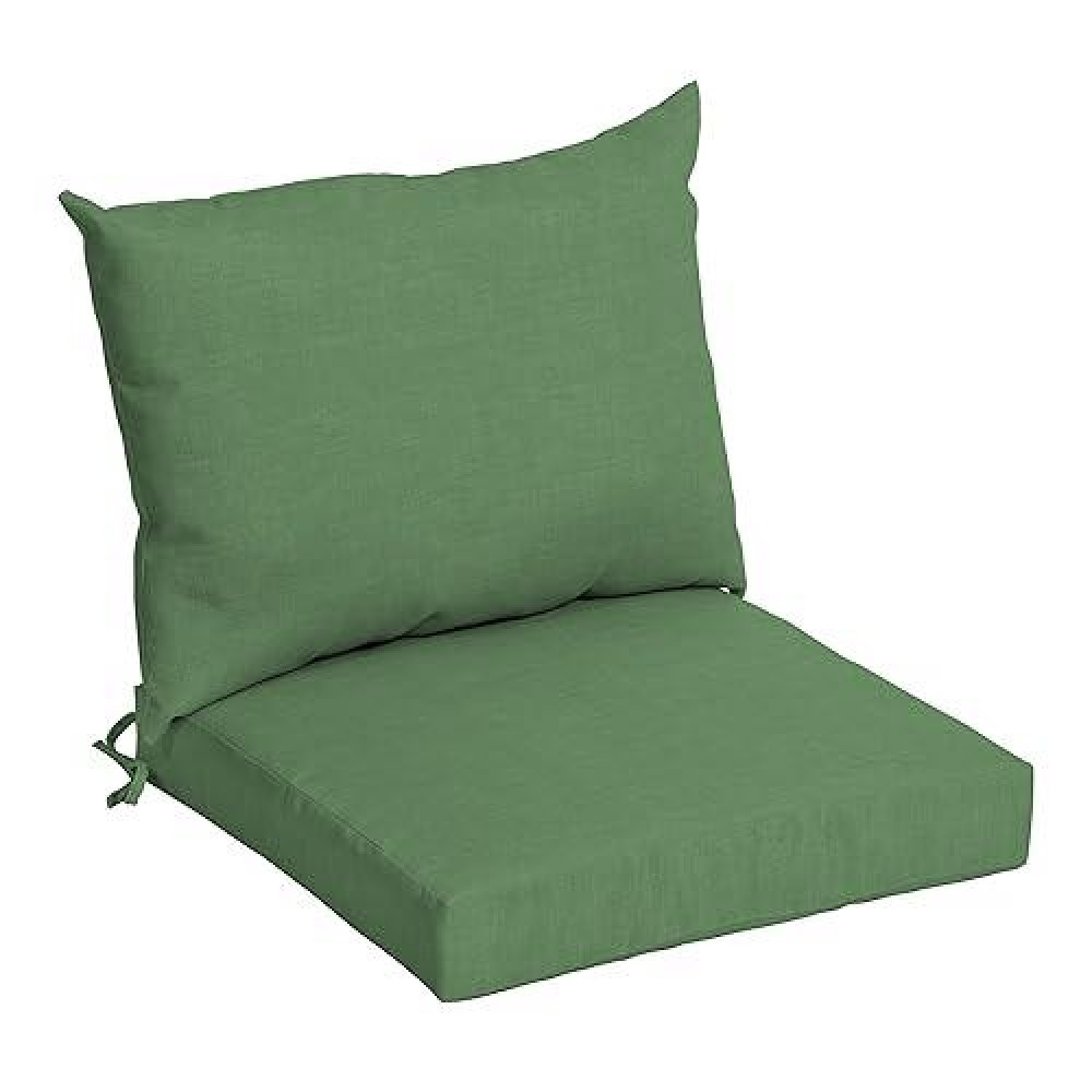 Arden Selections Outdoor Dining Chair Cushion  21 X 21  Water Repellent  Fade Resistant 21 X 21  Moss Green Leala