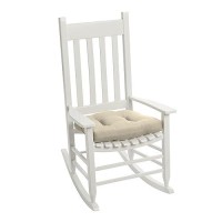 Arden Selections Rocking Chair Cushion 2 Pack 21 X 21 Rainproof Fade Resistant Cushion For Rocking And Outdoor Chairs 18 X