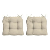 Arden Selections Rocking Chair Cushion 2 Pack 21 X 21 Rainproof Fade Resistant Cushion For Rocking And Outdoor Chairs 18 X