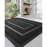 Dexi Door Mat Heavy Duty Outdoor Indoor Doormat Stain And Fade Resistant Non Slip Front Door Mats Patio Entryway Floor Mat 2