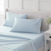 Martha Stewart 100% Cotton Twin Sheet Set - 3 Piece  Soft  Smooth  Durable  Easy Care  16