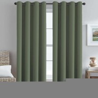 Hversailtex Premium Blackout Thermal Insulated Room Darkening Curtains For Bedroomliving Room Classic Grommet Top 2 Panels