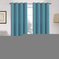 Hversailtex Ultra Soft Microfiber Thermal Insulated Antique Copper Grommet Blackout Curtainswindow Treatment Draperies 52 By 7