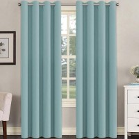 Hversailtex Premium Blackout Thermal Insulated Room Darkening Curtains For Bedroomliving Room Classic Grommet Top 2 Panels