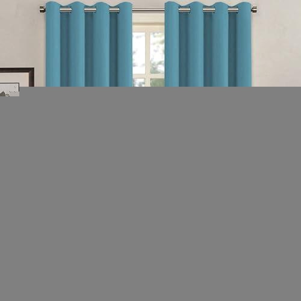 Hversailtex Blackout Window Treatment Curtainspanels Thermal Insulated Room Darkening Solid Grommet Drapes For Bedroomliving