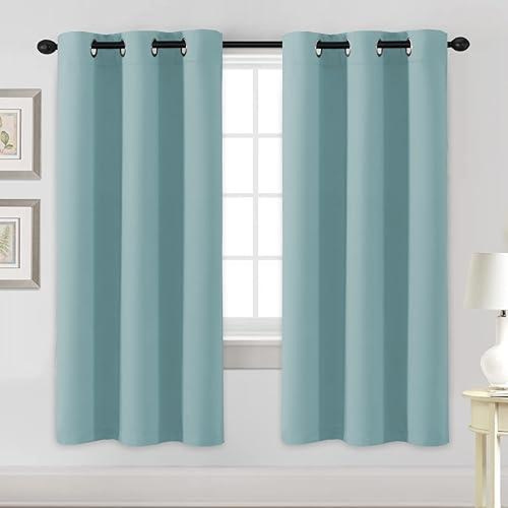 Hversailtex Blackout Curtains For Bedroom Thermal Insulated Room Darkening Living Room Curtains 72 Inch Long Grommet Privacy Pr