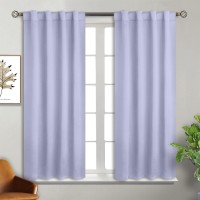 Bgment Rod Pocket And Back Tab Blackout Curtains For Bedroom Thermal Insulated Room Darkening Curtains For Living Room 2 Wind