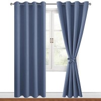 Hiasan Blackout Curtains For Bedroom 52 X 96 Inches Long Thermal Insulated Light Blocking Window Curtains For Living Roomk