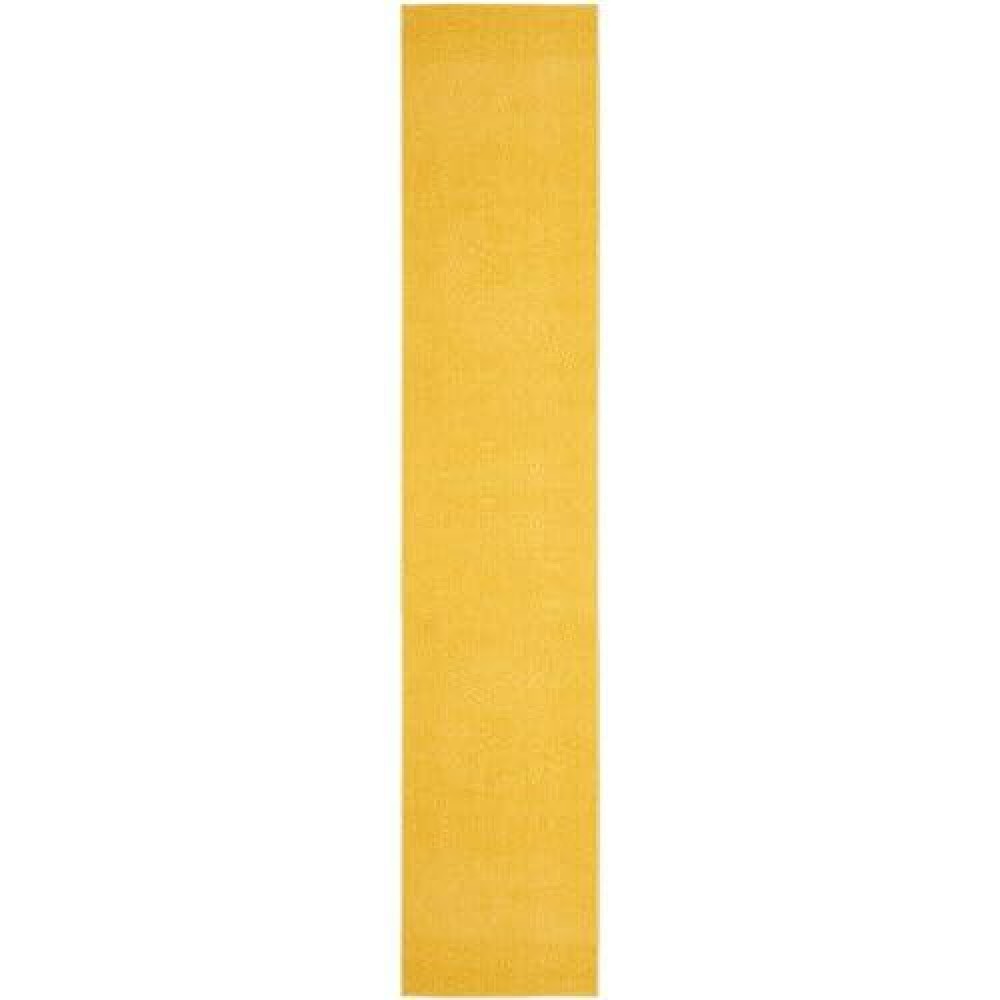 Nourison Essentials Solid Indooroutdoor Yellow 22 X 20 Area Rug Easy Cleaning Non Shedding Bed Room Living Room Dining