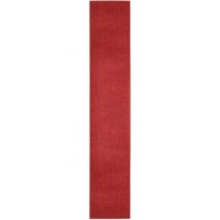 Nourison Essentials Solid Indooroutdoor Brick Red 22 X 20 Area Rug Easy Cleaning Non Shedding Bed Room Living Room Dini