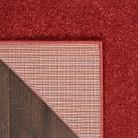 Nourison Essentials Solid Indooroutdoor Brick Red 22 X 20 Area Rug Easy Cleaning Non Shedding Bed Room Living Room Dini