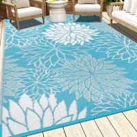 Hebe Outdoor Rug For Patios 5X7 Clearance Waterproof Patio Mat Reversible Rv Camping Rug Carpet Plastic Straw Rug Outside Flor