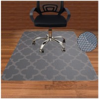 Aibob Office Chair Mat For Hardwood Floor, 36 X 48 Inches, Hard Floor Chair Mats Under Computer Desk, Easy Glide For Rolling Chairs, No Curling