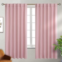 Bgment Rod Pocket And Back Tab Blackout Curtains For Bedroom Thermal Insulated Room Darkening Curtains For Living Room 2 Wind