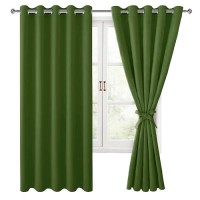 Hiasan Christmas Blackout Curtains For Bedroom 60 X 63 Inches Length Thermal Insulated Energy Saving Window Curtains For Li