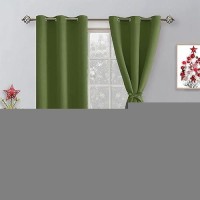 Hiasan Christmas Blackout Curtains For Bedroom Light Blocking Noise Reducing Window Curtains For Living Room 2 Drape Panels