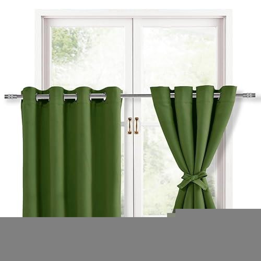 Hiasan Rv Blackout Curtains For Bedroom 52 X 30 Inches Long Thermal Insulated Energy Saving Window Curtains For Living Room