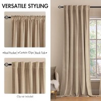 Miulee Velvet Curtains 63 Inch Length 2 Panels Luxury Blackout Curtains For Bedroom Living Room Thermal Insulated Super Soft W