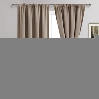 Jiuzhen Blackout Curtains For Bedroom Thermal Insulated Room Darkening Noise Reducing 60 X 96 Inch Length Curtains For Living