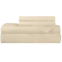 Royale Linens 300 Thread Count 100 Long Staple Combed Cotton Sheet Set 4 Piece Full Bed Sheet 1 Fitted Sheet 1 Flat Sheet 2