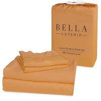 Bella Coterie Luxury Queen Sheet Set Organically Grown Ultra Soft Cooling For Hot Sleepers 18 Deep Pocket Viscose Ma