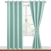 Hiasan Blackout Curtains For Bedroom 52 X 84 Inches Long Thermal Insulated Energy Saving Window Curtains For Living Room 2