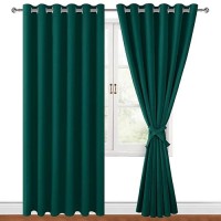 Hiasan Christmas Room Darkening Curtains For Bedroom 70 X 84 Inches Thermal Insulated Energy Saving Window Drapes For Livin