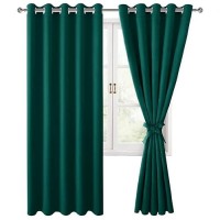 Hiasan Room Darkening Curtains For Bedroom 60 X 72 Inches Thermal Insulated Energy Saving Window Drapes For Living Roomdor