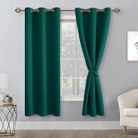 Hiasan Room Darkening Curtains For Bedroom Noise Reducing Energy Saving Blackout Window Curtain Panels Sewn With Tiebacks Se