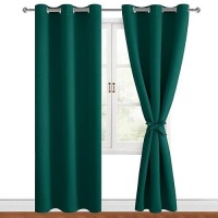 Hiasan Christmas Blackout Curtains For Bedroom 38 X 84 Inches Long Thermal Insulated Energy Saving Window Curtains For Livi