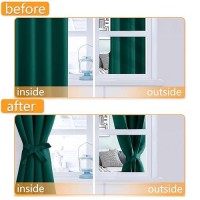 Hiasan Blackout Curtains For Bedroom Light Blocking Noise Reducing Window Curtains For Living Room 2 Drape Panels Sewn With