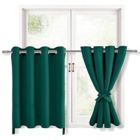 Hiasan Christmas Rv Blackout Curtains For Bedroom 52 X 36 Inches Long Thermal Insulated Energy Saving Window Curtains For L