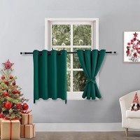 Hiasan Christmas Rv Blackout Curtains For Bedroom 52 X 36 Inches Long Thermal Insulated Energy Saving Window Curtains For L