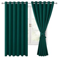 Hiasan Christmas Room Darkening Curtains For Bedroom 70 X 63 Inches Thermal Insulated Energy Saving Window Drapes For Livin