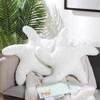 Fumete Starfish Pillow Beach Starfish Shaped Throw Pillows 20 Starfish Stuffed Animal Cute Plush Coastal Decor Ocean Star Pill