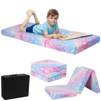 Memorecool Foldable Floor Mattress For Kids Toddler Floor Nap Mat For Sleeping Daycare Small Child Foldable Mattress Floor Bed