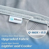 Ailemei Direct Upgraded Fabric Cooling Blanket For Hot Sleepers Twinfull Size Lightweight Breathable Summer Bed Blankets Q