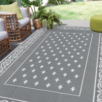 Pauwer Outdoor Rug 9X12 Waterproof For Patios Reversible Outdoor Plastic Straw Rug Indoor Outdoor Area Rugs Carpet Rv Mat O