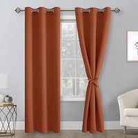 Hiasan Fall Blackout Curtains For Bedroom 42 X 84 Inches Long Thermal Insulated Light Blocking Window Curtains For Living R