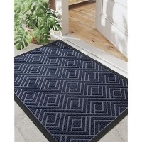 Dexi Door Mat Heavy Duty Outdoor Indoor Doormat Stain And Fade Resistant Non Slip Front Door Mats Patio Entryway Floor Mat 1