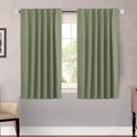 Hversailtex Blackout Curtains For Living Room Thermal Insulated Window Treatment Panels Room Darkening Blackout Drapes Back Tab