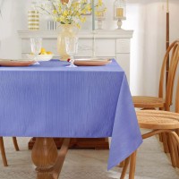 Iofryion Rectangle Tablecloth Textured Fabric Wrinkle&Stain Resistant Table Cover Polyester Water Resistant Table Cloth Farmhouse Kitchen Dining Patio Outdoor, 60'' X 84''